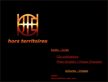 Tablet Screenshot of hors-territoires.com